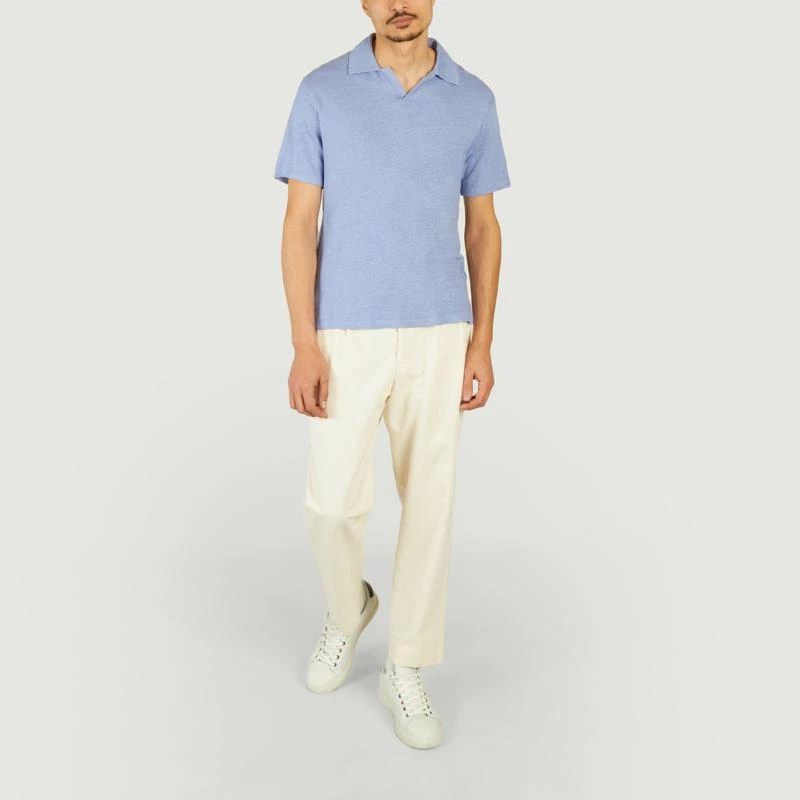 Officine Générale Luigi organic cotton twill chino pants Ecru OFFICINE GÉNÉRALE 4
