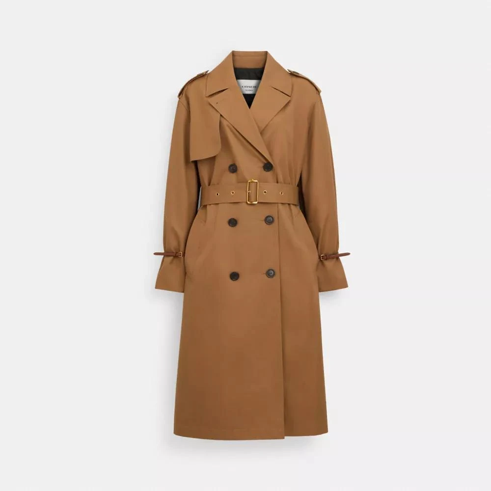 Coach Relaxed Double Breasted Trench 1