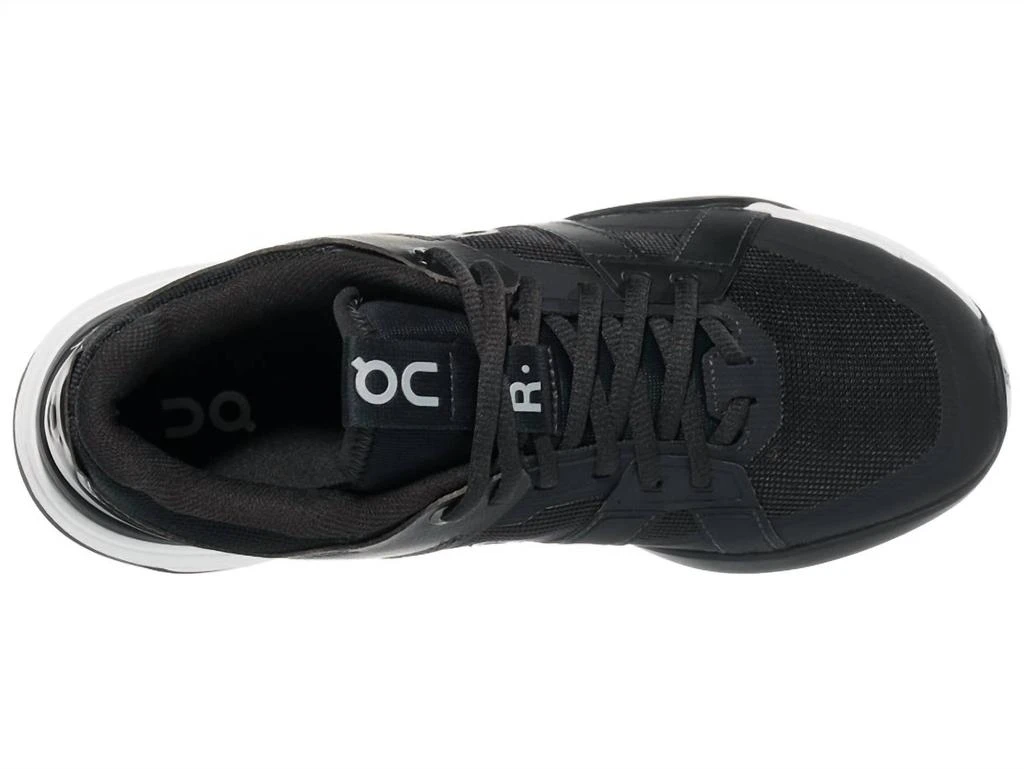 On Women
s On The Roger Clubhlouse Pro Shoes In Black/ White 4