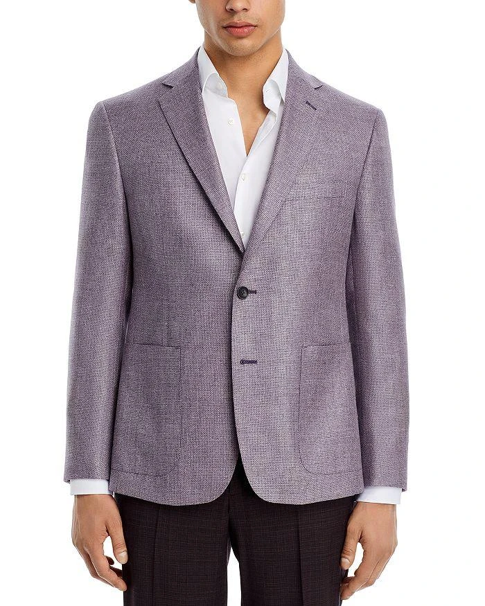 The Men's Store at Bloomingdale's Hopsack Unstructured Regular Fit Sport Coat - Exclusive 3