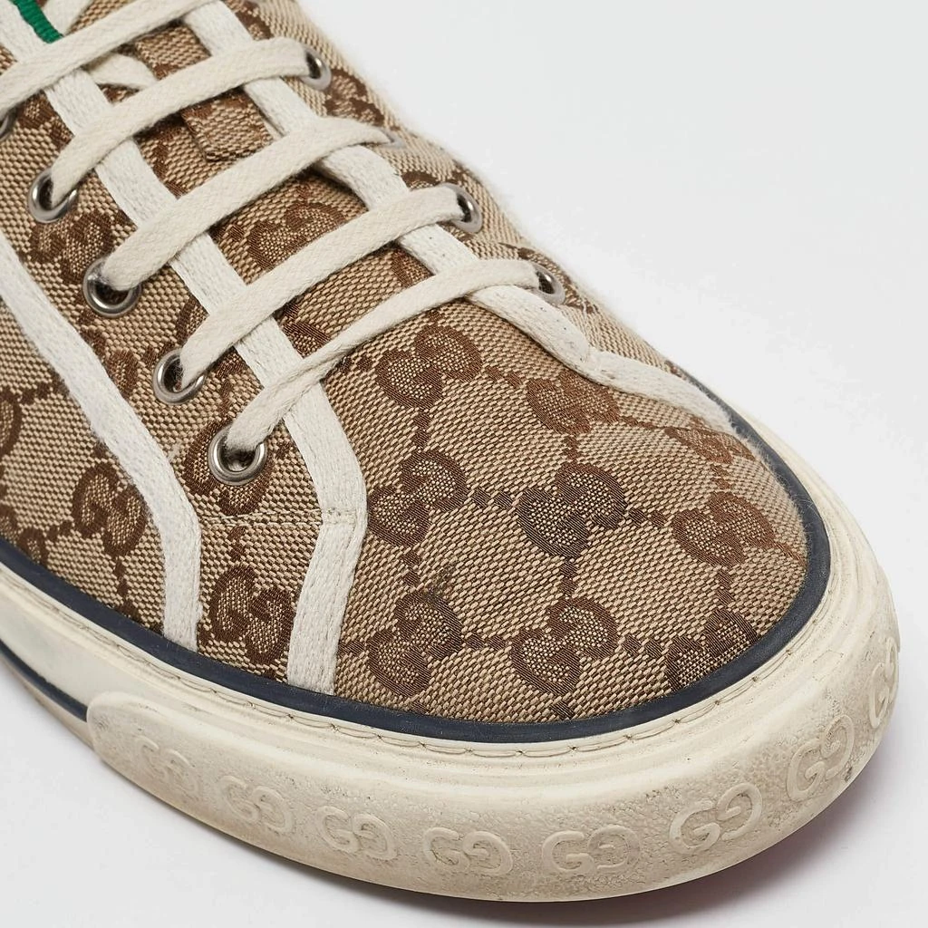 Gucci Gucci Brown Canvas Tennis 1977 Slip On Sneakers Size 43 7