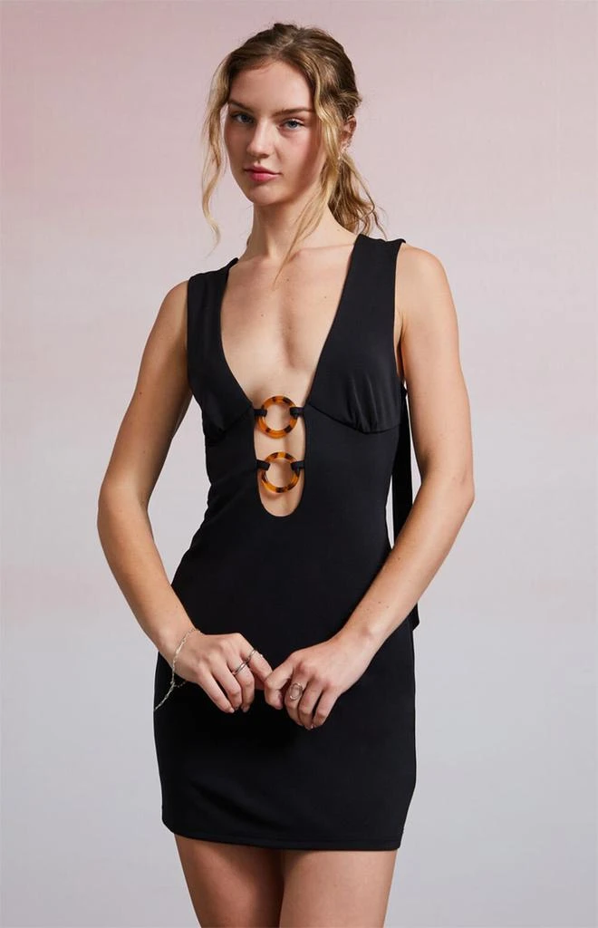 KENDALL & KYLIE Maya Tie Strap Mini Dress 2