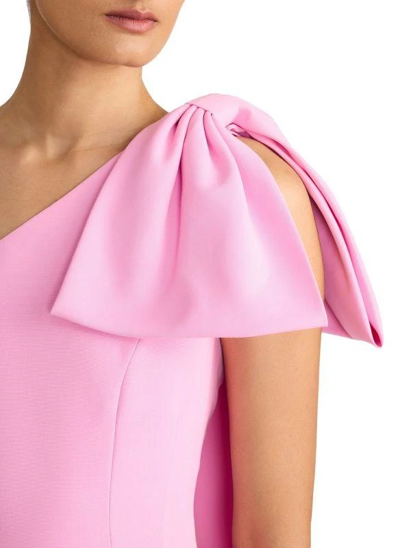Zac Posen Wicked x Zac Posen Bow One-Shoulder Minidress 4