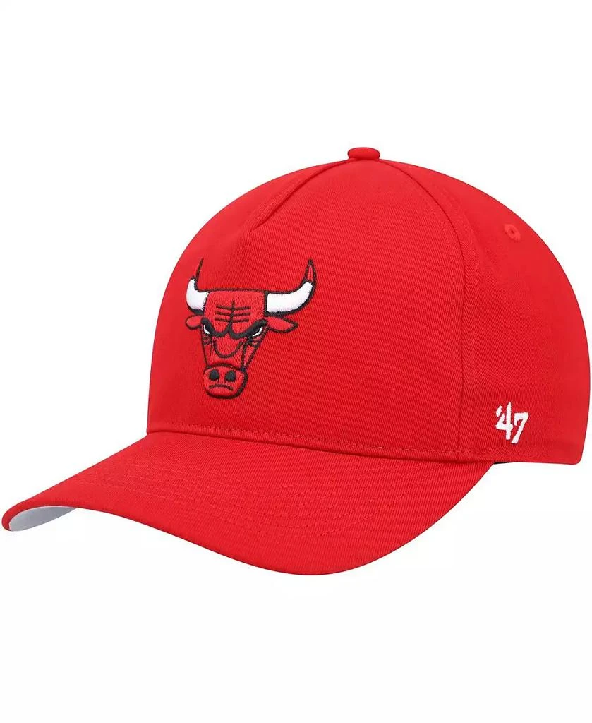 47 Brand Men's Red Chicago Bulls Hitch Snapback Hat Hats