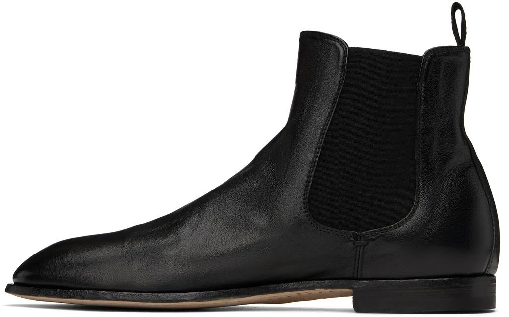 Officine Creative Black Solitude 004 Chelsea Boots 3