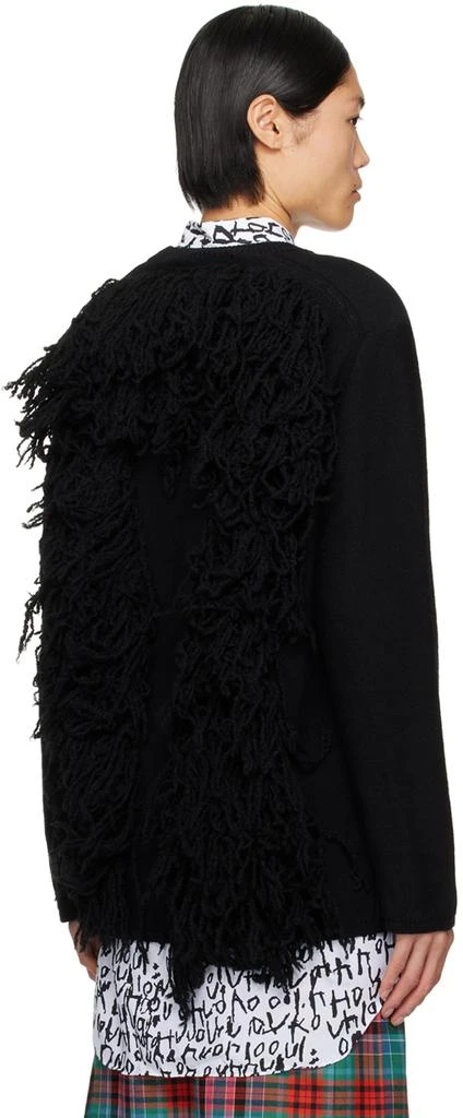 Comme des Garcons Black Fringe Sweater 3