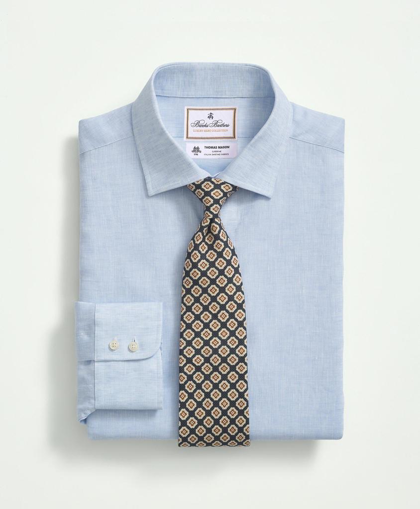 Brooks Brothers Brooks Brothers X Thomas Mason® Linen Poplin English Spread Collar