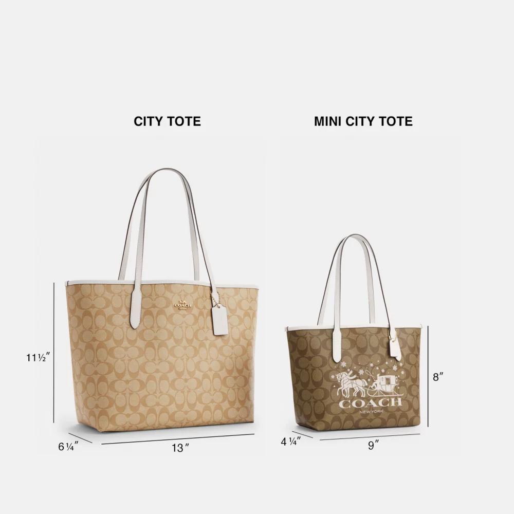 Outlet Coach Mini City Tote