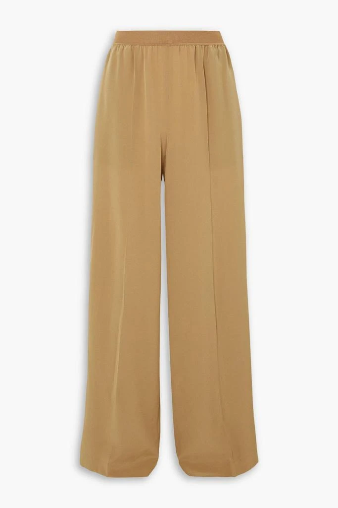 Joseph Hulin pleated silk-crepe wide-leg pants 1