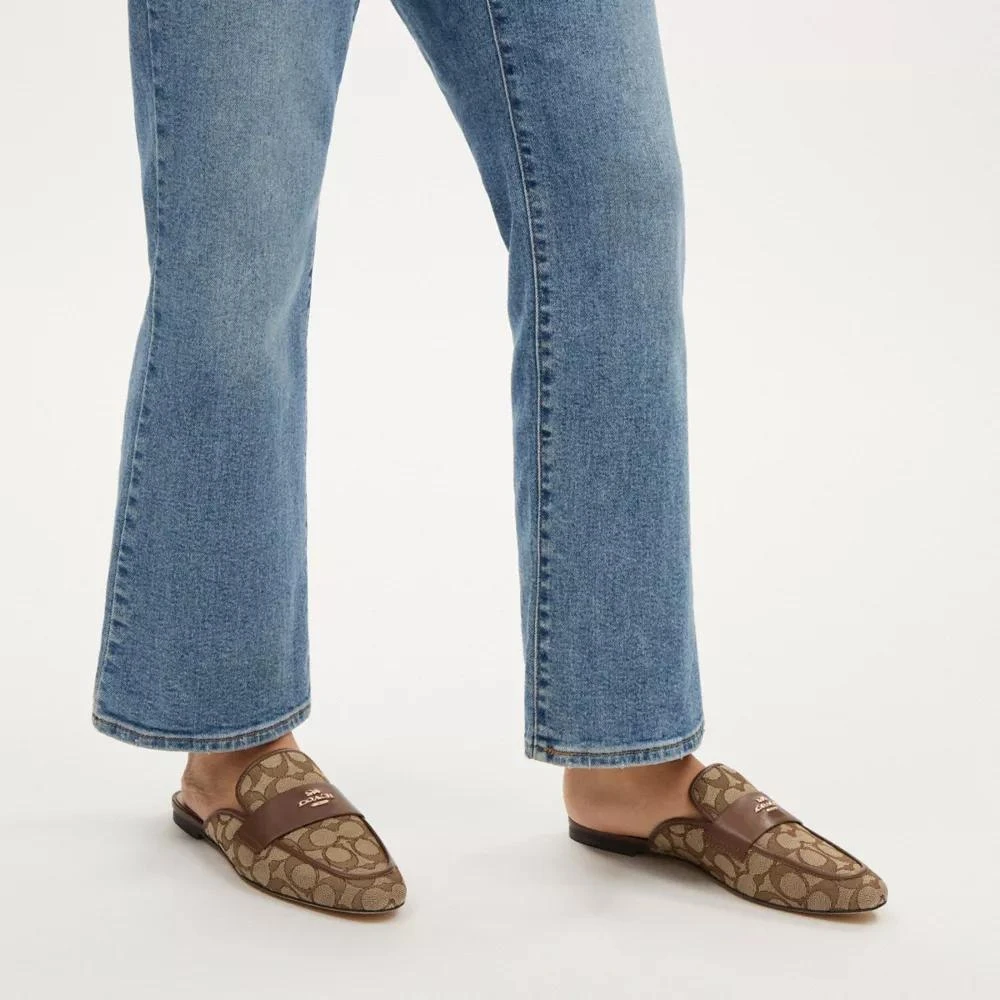 Coach Samie Slide In Signature Jacquard 4