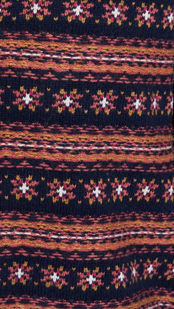 Faherty Highland Fair Isle Cardigan 5
