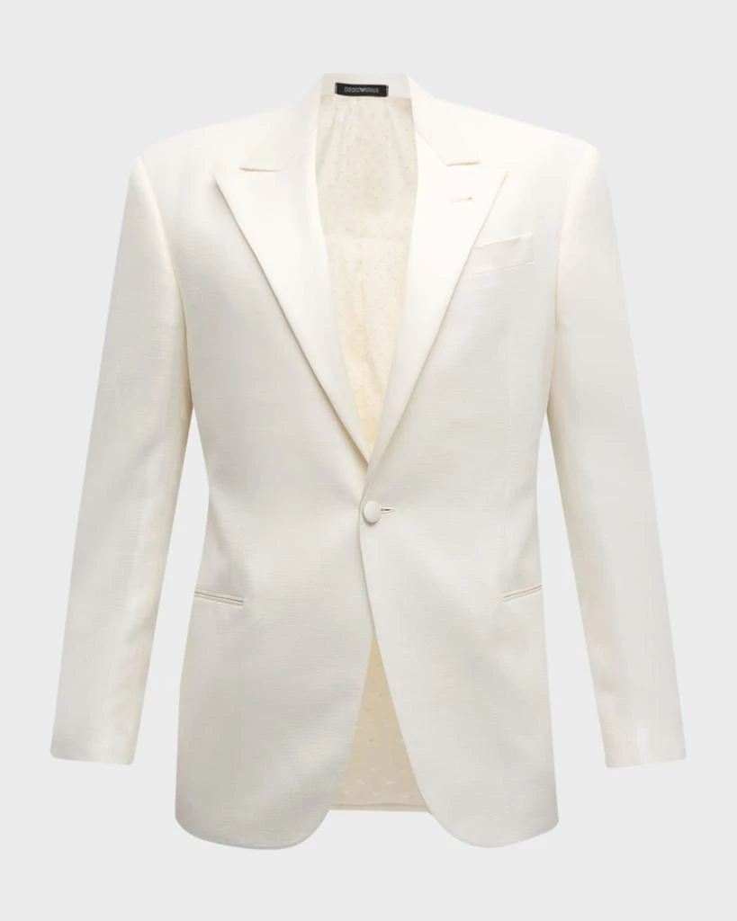 Emporio Armani Men's Textured Solid Dinner Jacket 1