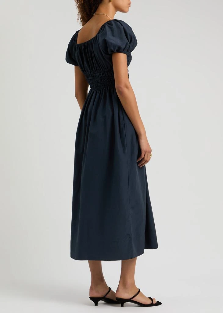 Faithfull the Brand Seine silk and cotton-blend midi dress 3
