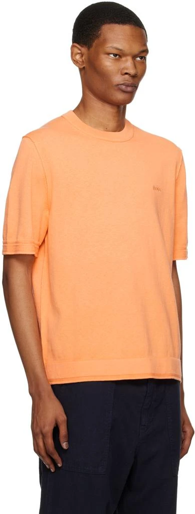 Hugo Boss Orange Embroidered T-Shirt 2