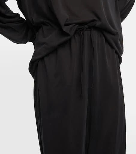 The Row Lanuit silk sweatpants 4