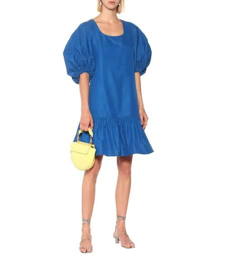 Lee Mathews Daisy cotton and silk minidress 2