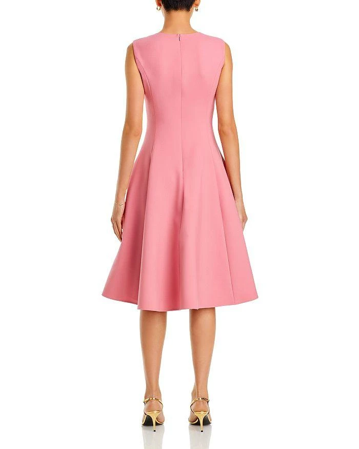 Oscar de la Renta Floral Appliqué Dress 4
