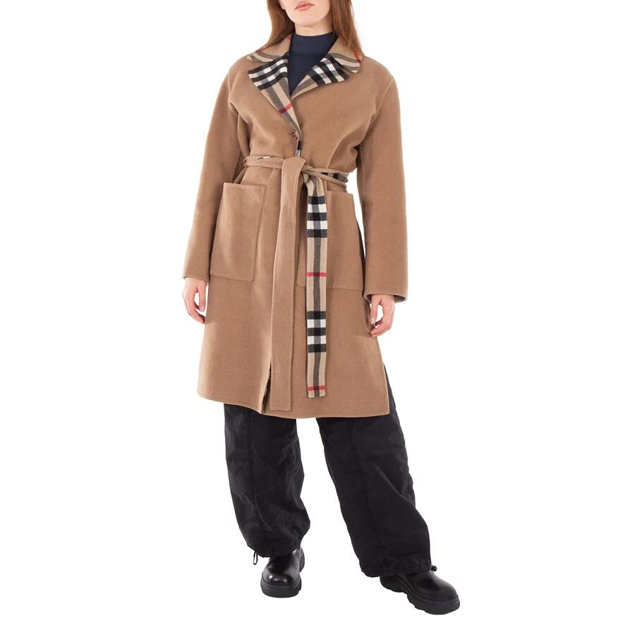 Burberry Reversible Belted Waist Wool Coat 1