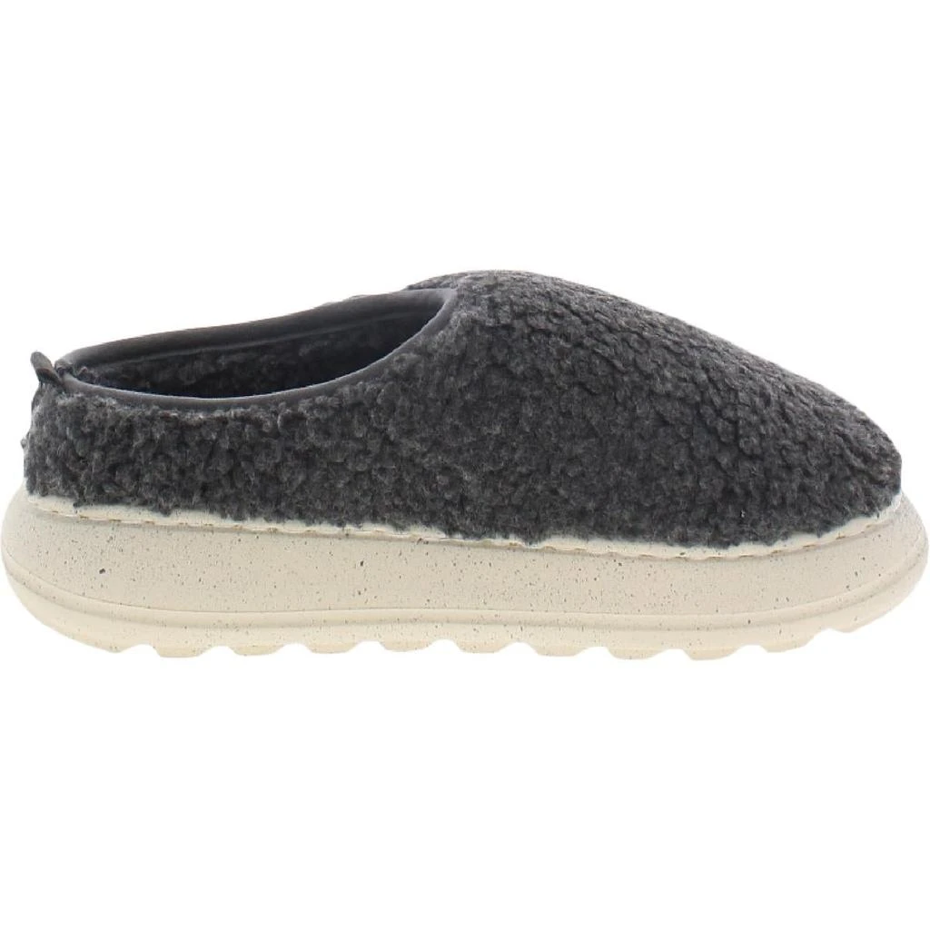 Cool Planet by Steve Madden Buzz Womens Faux Fur Lined Slip On Mules 2