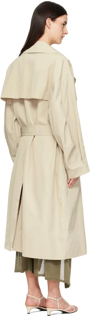 Beige Mavis Oversized Trench Coat – On Sale Now with Up to 11% Off