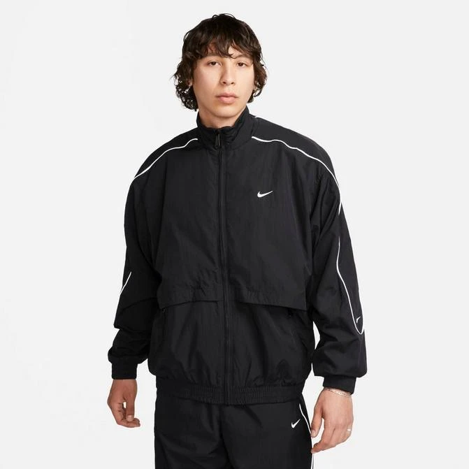 NIKE Men's Nike Sportswear Solo Swoosh Woven Track Jacket 1