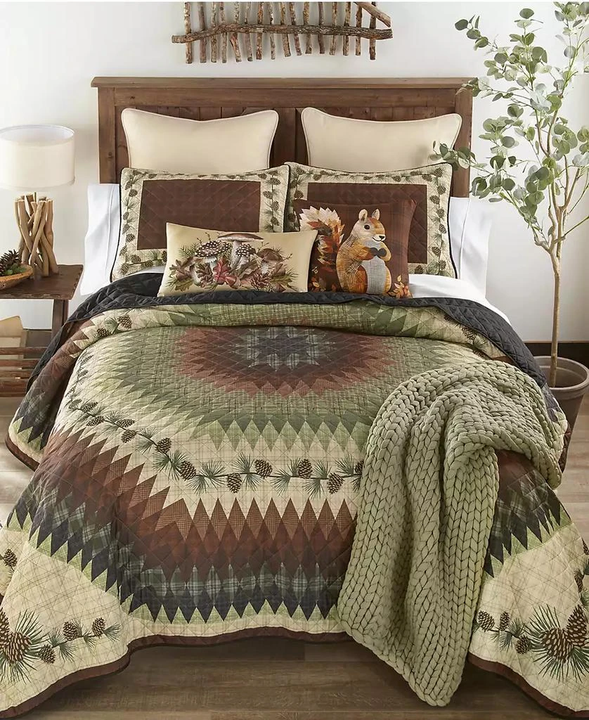 Donna Sharp Pine Circle 3-Pc. Quilt Set