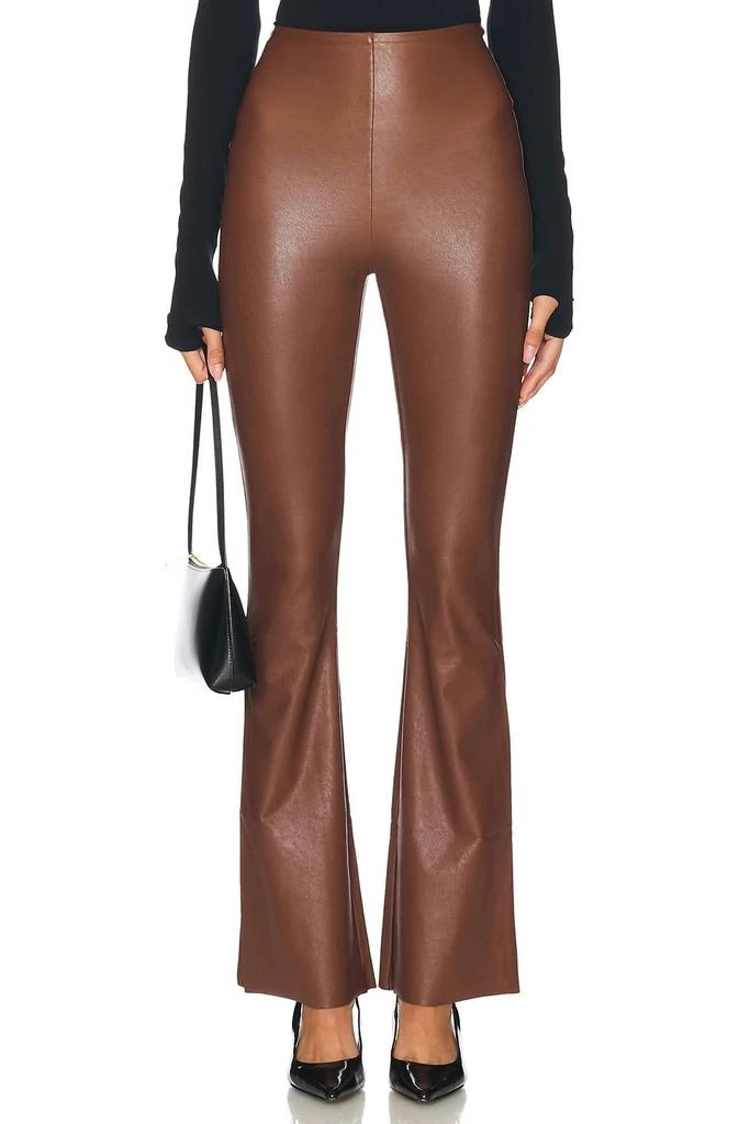 Commando Commando - Faux Leather Flared Full Length Leggings