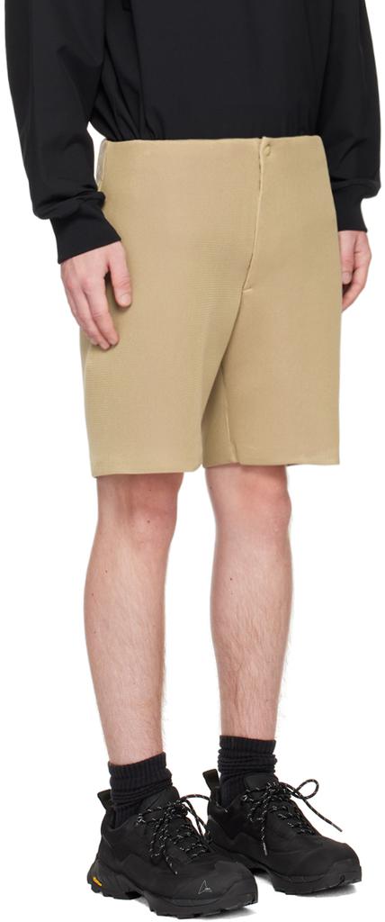 DESCENTE Beige Paneled Shorts