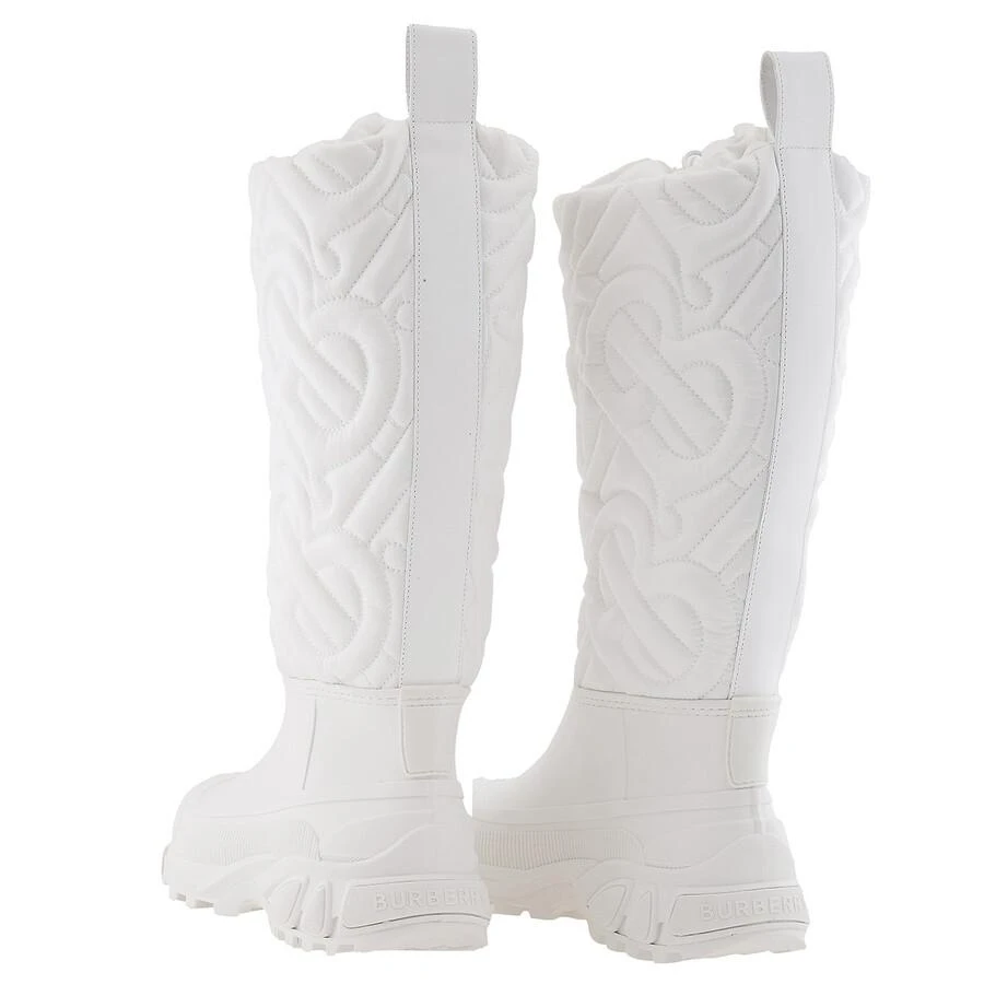 Burberry Burberry Optic White Rotherfield Quilted Monogram Rain Boots, Brand Size 39 (US Size 9) 3