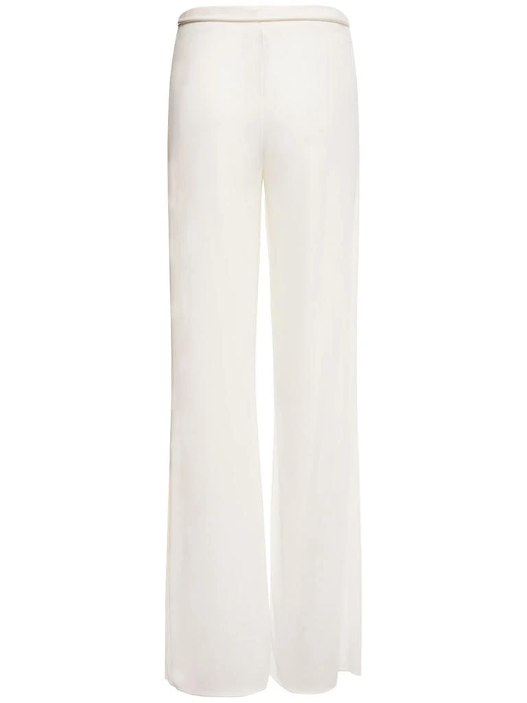 TOM FORD Jersey Mid Rise Wrap Wide Pants 4