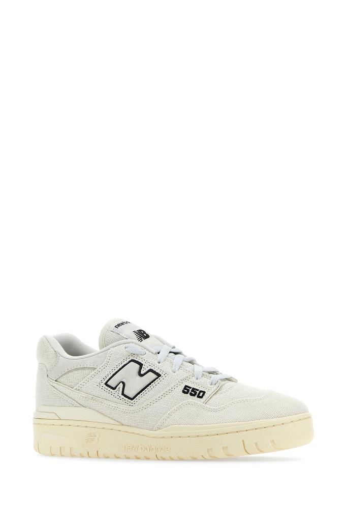 New Balance Ivory canvas 550 sneakers
