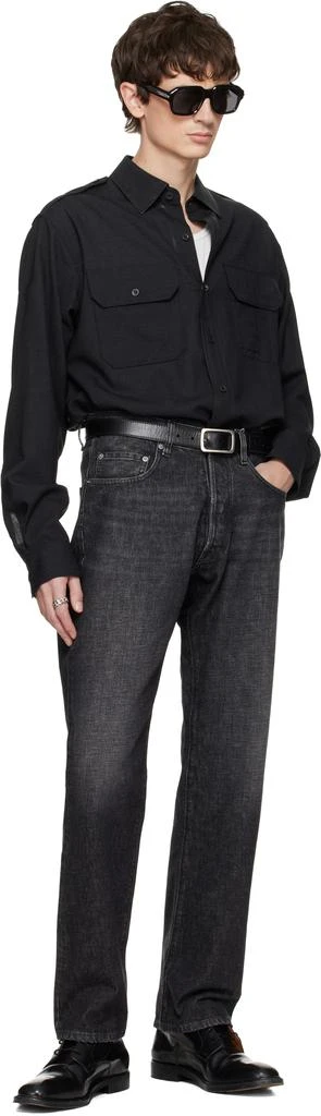 MAISON MARGIELA Black Long-Sleeved Shirt 5