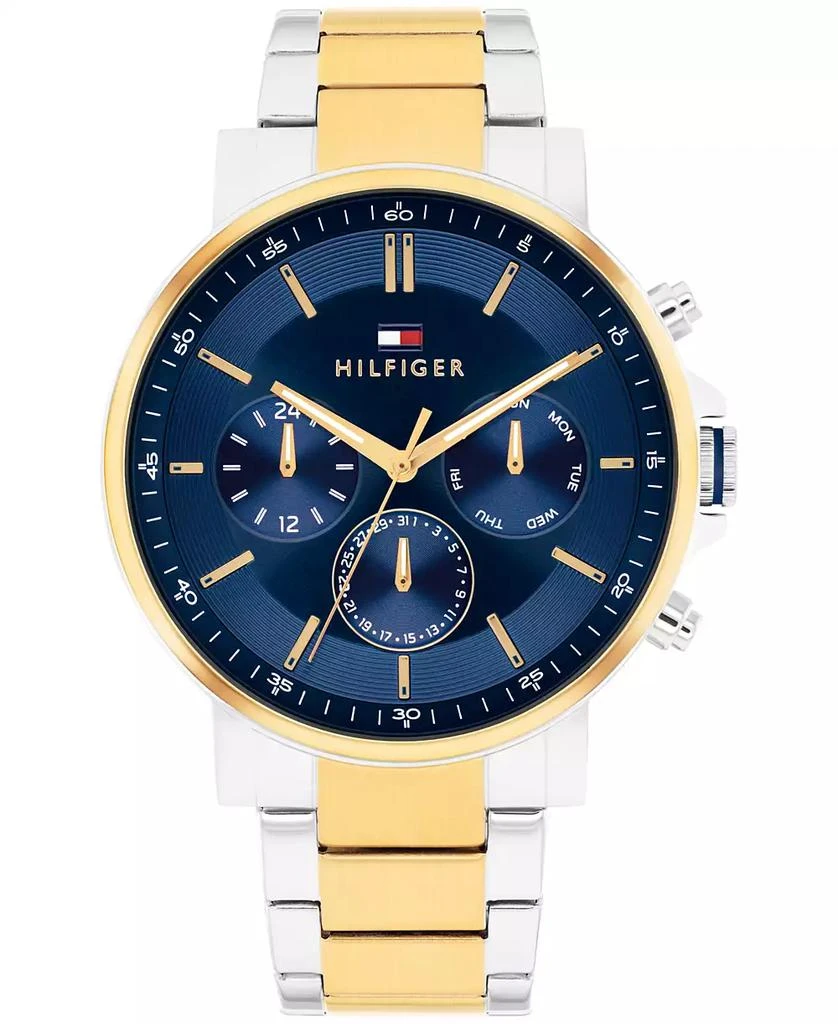 Tommy Hilfiger Men's Multifunction Two-Tone Stainless-Steel Bracelet Watch, 43mm 1