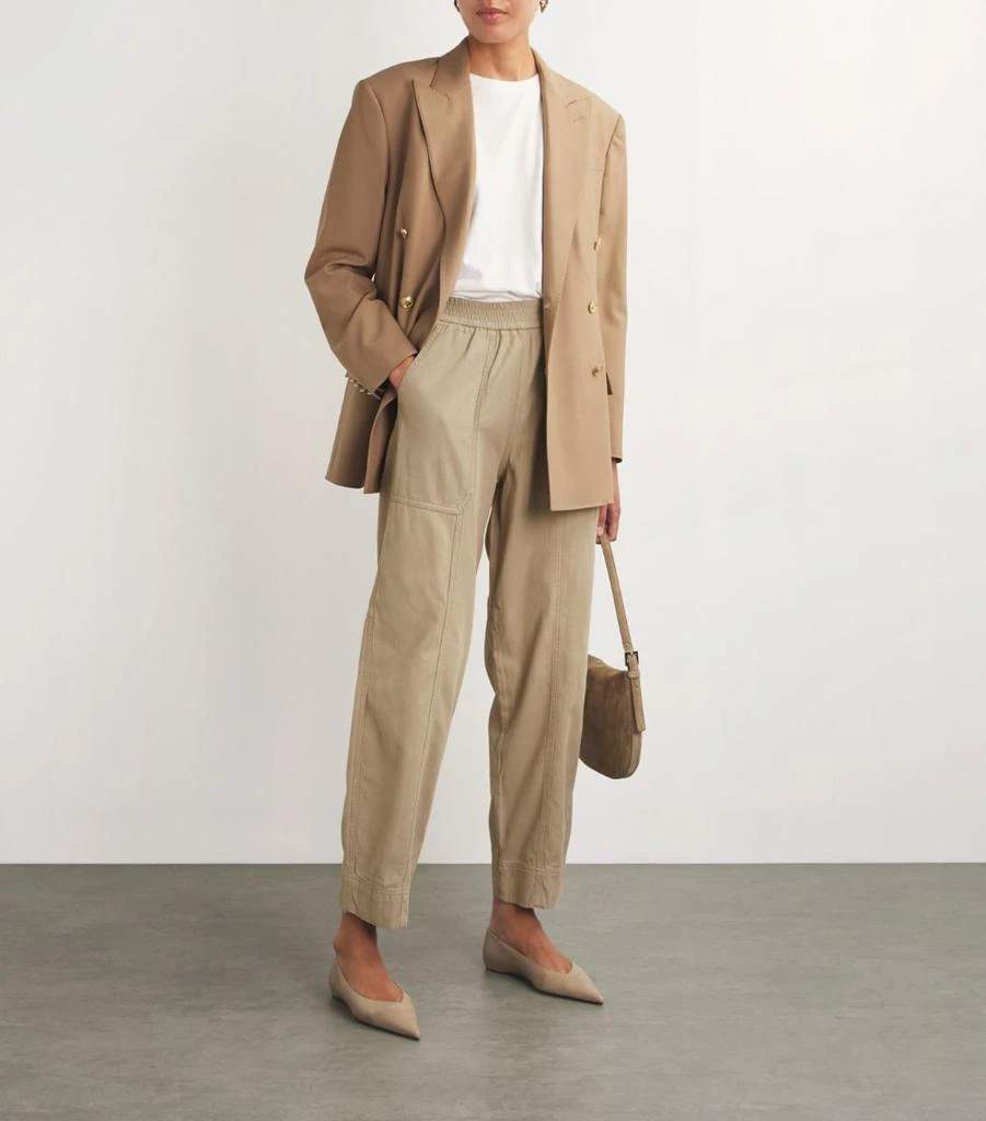 ME+EM Cotton Elasticated-Waist Trousers 2