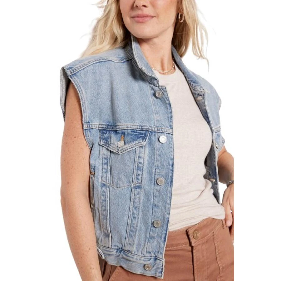 AGOLDE Ladies Immortal (Pale Indigo) Charli Vest 1