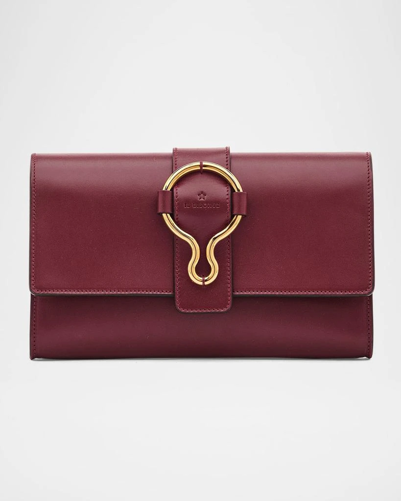 Il Bisonte Consuelo Flap Leather Clutch Bag 1