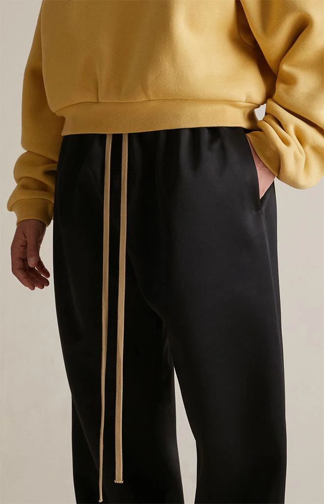 Essentials Women's Black Satin Sweatpants 5