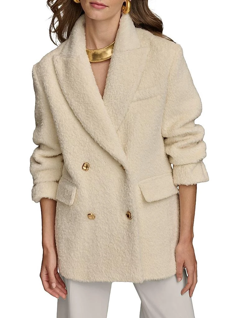 Donna Karan Faux-Fur Blazer 3