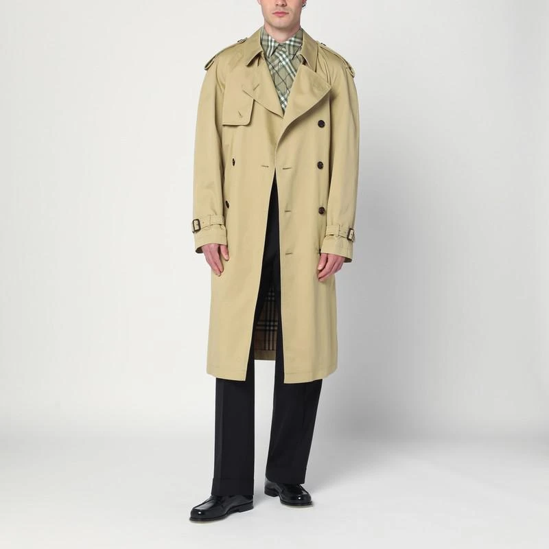 Burberry Double-breasted trench coat in Hamper color 1