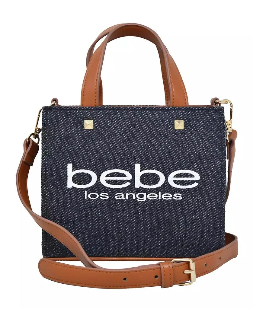 Bebe Rian Denim Mini Satchel Bag 1