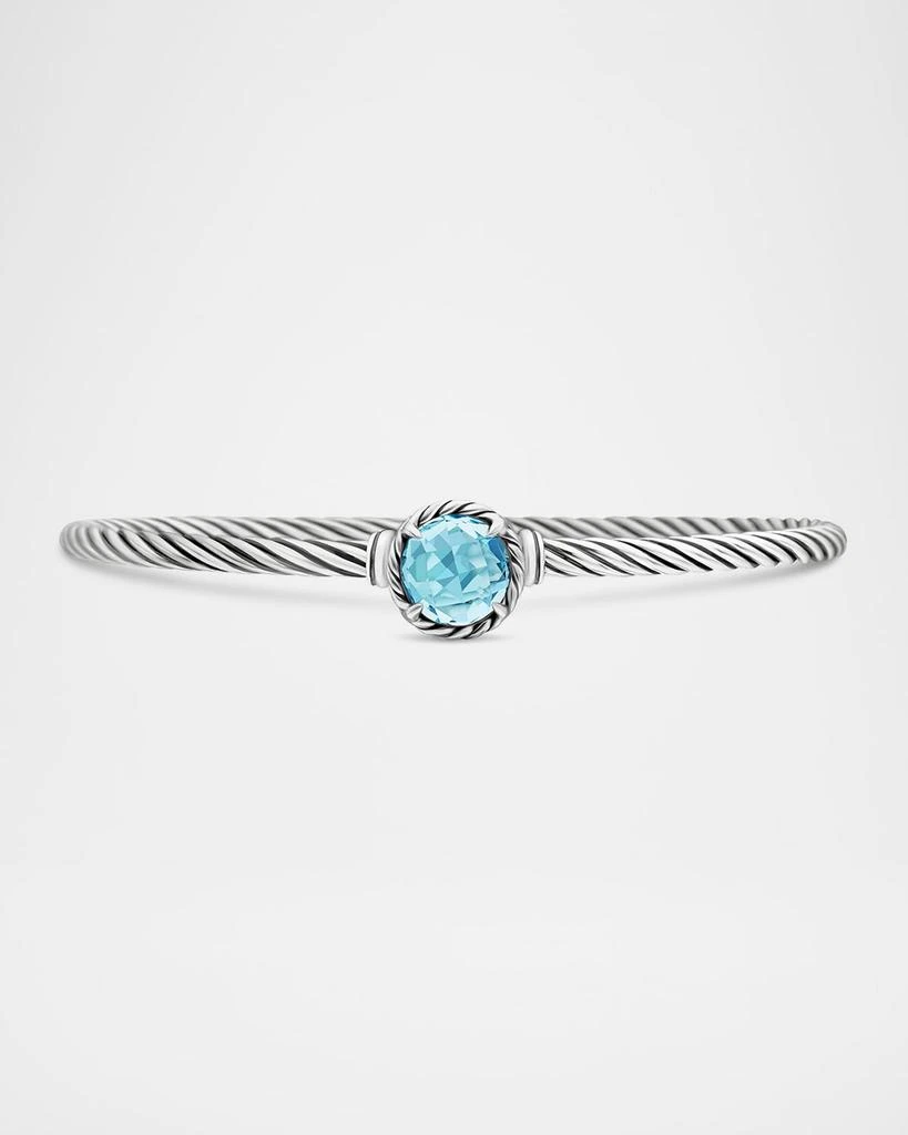 David Yurman 3mm Petite Chatelaine Bracelet in Silver