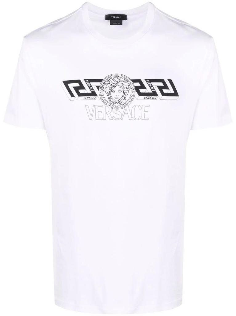 NA Logo print white T-shirt