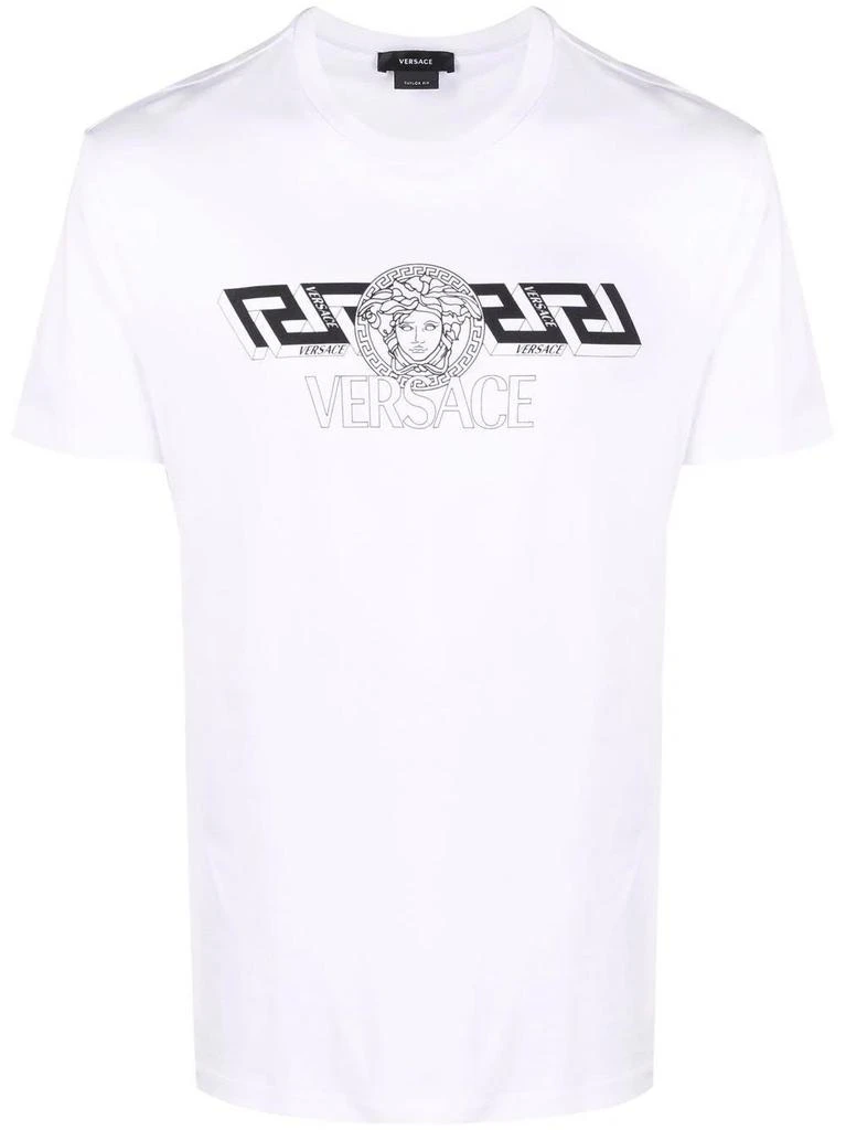 NA Logo print white T-shirt 1