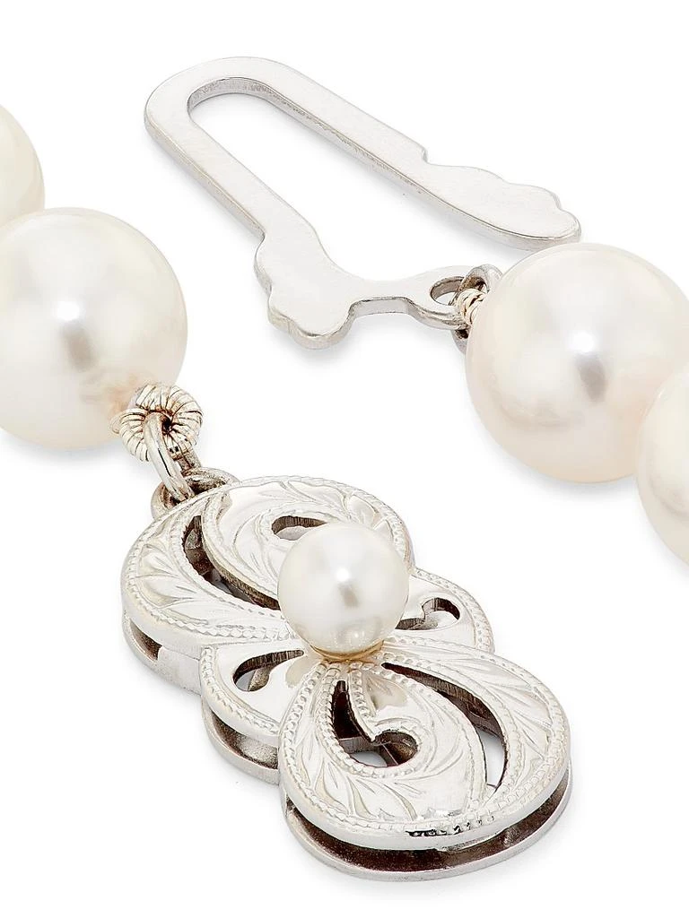 Mikimoto Everyday Essentials 18K White Gold &amp; Akoya Pearl Necklace 3