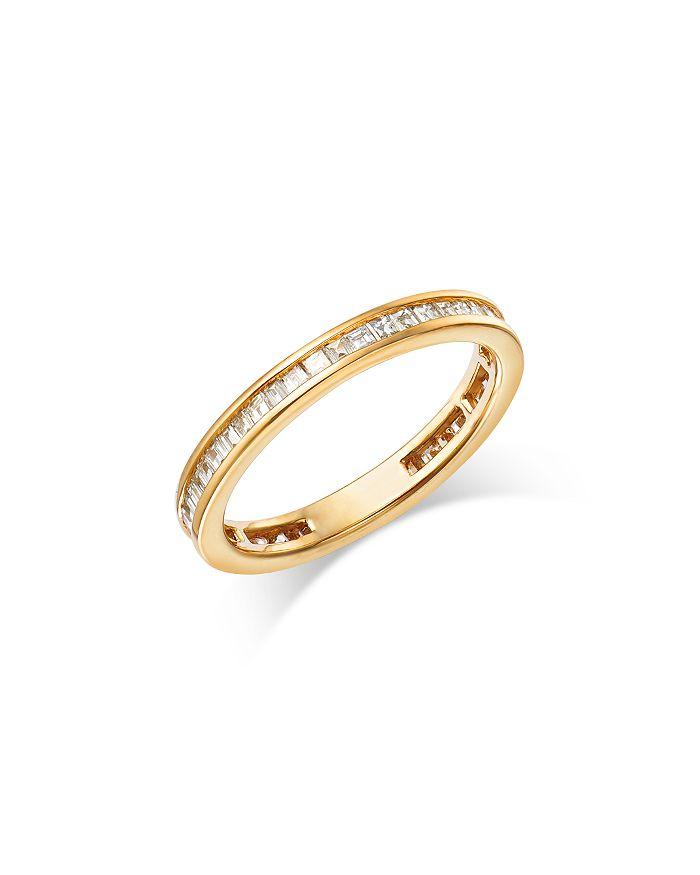 Bloomingdale's Diamond Baguette Eternity Band in 14K Yellow Gold, 0.75 ct. t.w.