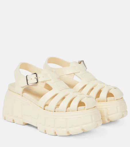 Miu Miu Fisherman platform sandals 1