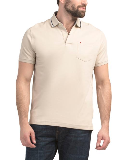 Tommy Hilfiger Richard Double Tipped Pocket Polo