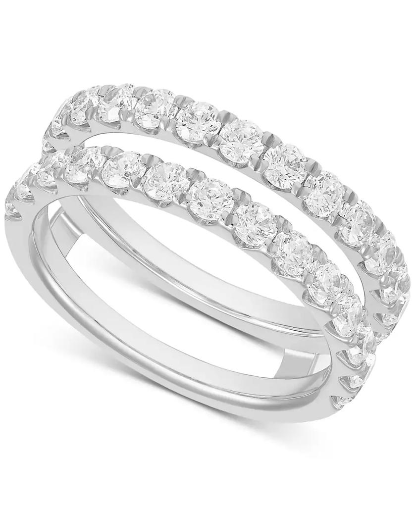 Grown With Love IGI Certified Lab Grown Diamond (1-1/2 ct. t.w.) Enhancer Ring in 14k White or Yellow Gold
