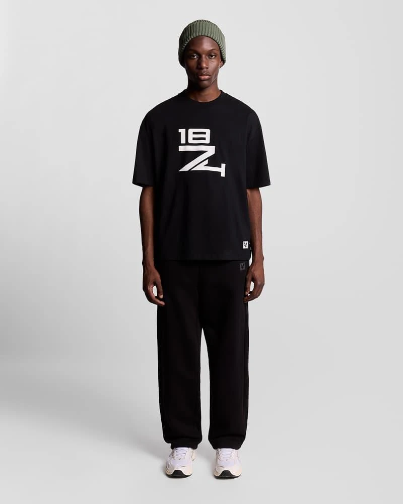 Lyle 
Scott Lyle 
Scott loungewear straight leg jogger in  jet black 5