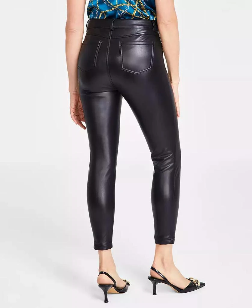 INC International Women's Faux-Leather Skinny Pants, Created for Macy's 2